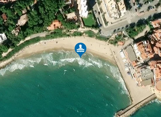 Satellite image of PLAYA DE LA PUNTA DEL GUINEU PM1