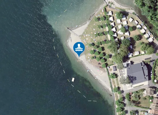 Satellite image of HERMANCE PLAGE