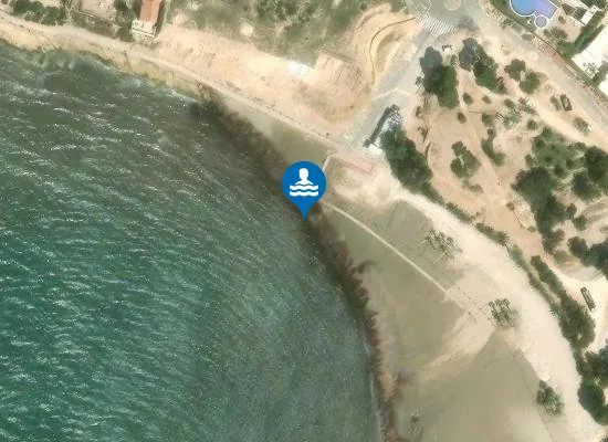 Satellite image of PLAYA DE L'ALMADRAVA PM1