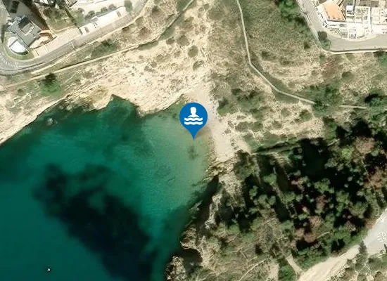 Satellite image of PLAYA CALA DE LA ALMADRAVA PM1