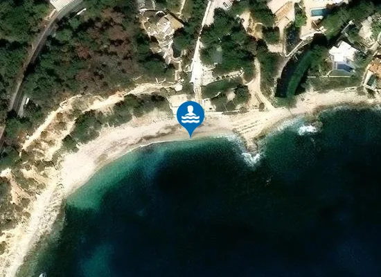 Satellite image of PLAYA CALA DEL BALADRAR PM1