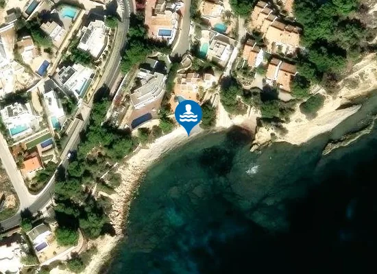 Satellite image of PLAYA DE ELS PINETS PM1