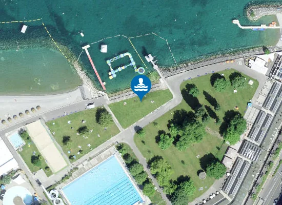 Satellite image of GENÈVE-PLAGE