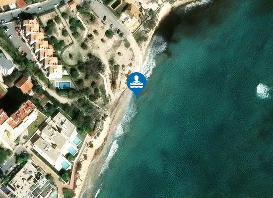 Satellite image of PLAYA DE L'ALMADRAVA PM1