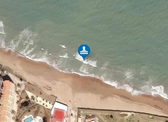 Satellite image of PLAYA DE LES BOVETES PM1