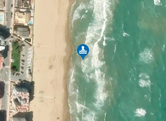 Satellite image of PLAYA DE LA ROQUETA PM1