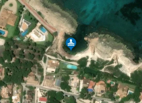 Satellite image of PLAYA DE LA CALA BLANCA PM1