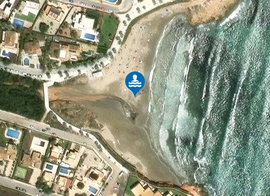 Satellite image of PLAYA DE CALA ESTACA PM1