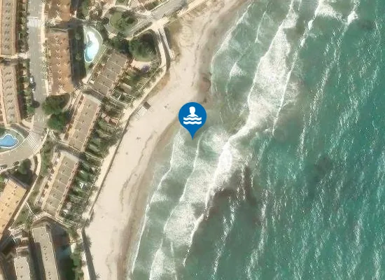 Satellite image of PLAYA DE CALAS DE AGUAMARINA PM1