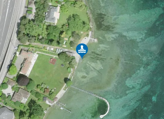 Satellite image of CHAMBÉSY PLAGE