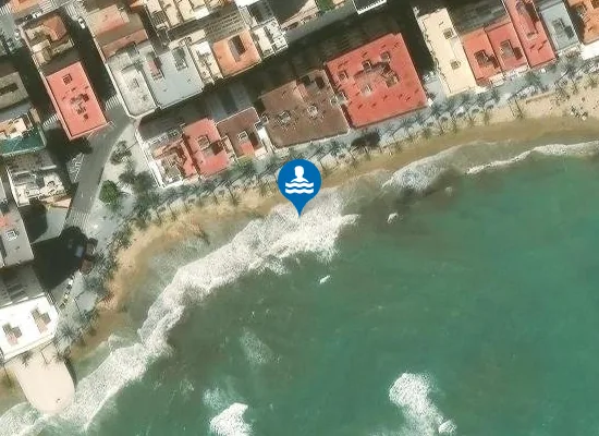 Satellite image of PLAYA DEL CURA PM1