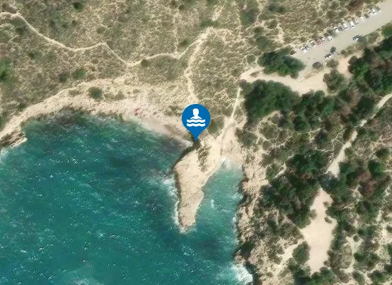 Satellite image of PLAYA DEL RACO DEL CONILL PM1