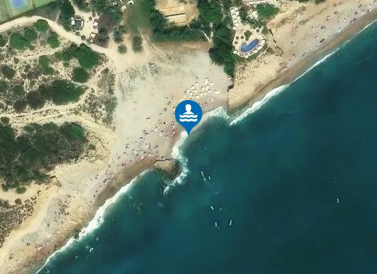 Satellite image of PLAYA DE LA CALETA PM1