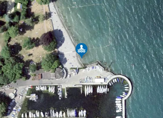 Satellite image of VERSOIX PLAGE