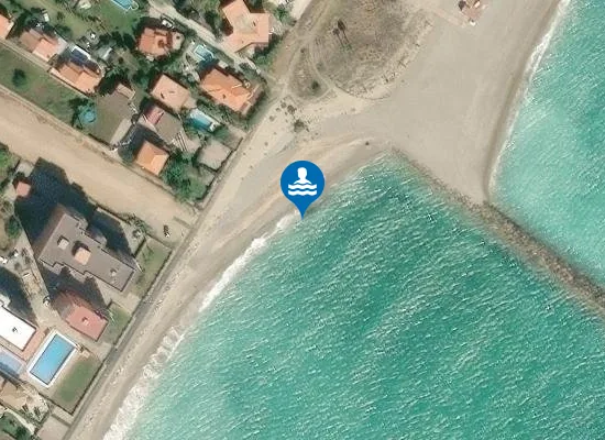 Satellite image of PLAYA DE LES MARINES PM1