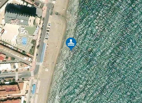 Satellite image of PLAYA DE MORRO DE GOS PM2