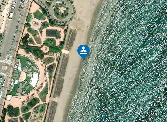 Satellite image of PLAYA LES AMPLARIES PM2