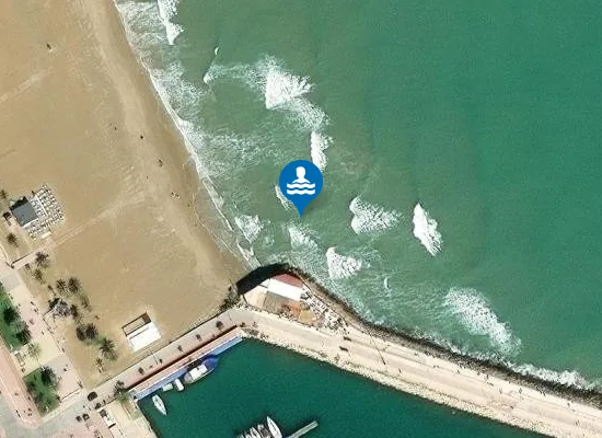 Satellite image of PLAYA DEL NORD PM3