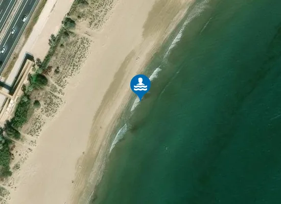 Satellite image of PLAYA DE MELIANA PM1