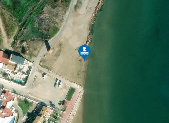 Satellite image of PLAYA DEL BARRI DE PESCADORS PM1