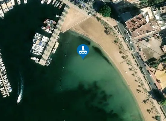 Satellite image of PLAYA DE S'ARENAL PM2