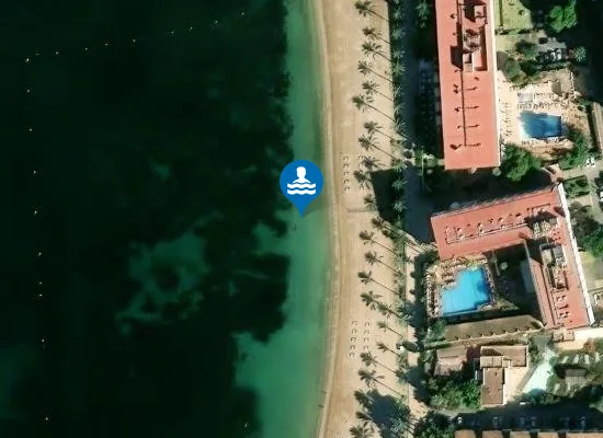 Satellite image of PLAYA DE S'ARENAL PM3