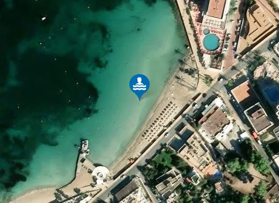 Satellite image of PLAYA DES POUET PM1