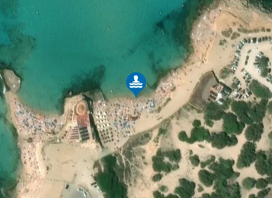 Satellite image of PLAYA CALA COMTE PM1