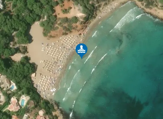 Satellite image of PLAYA CALA LLENYA PM1