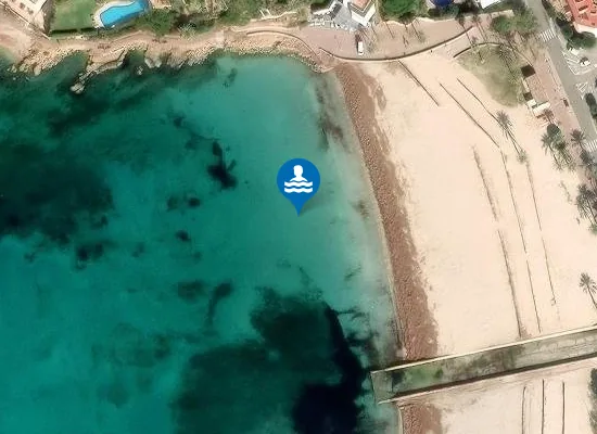 Satellite image of PLAYA SANTA PON?A PM2