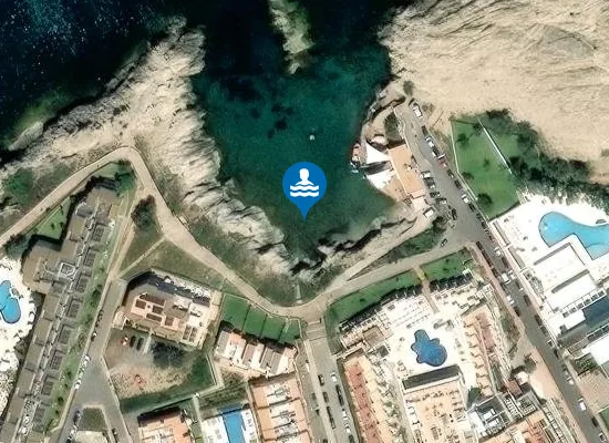 Satellite image of PLAYA CALA LLITERES PM1