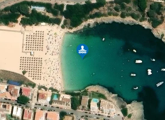 Satellite image of PLAYA CALA MAR?AL PM1