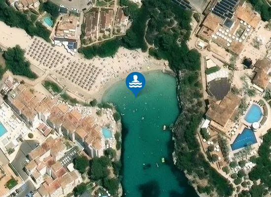 Satellite image of PLAYA CALA FERRERA PM1