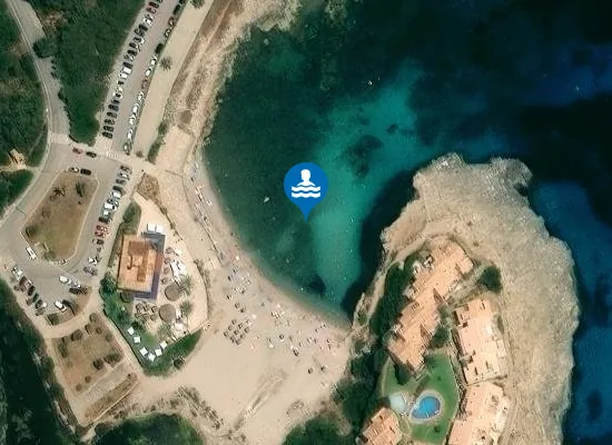 Satellite image of PLAYA CALA MURADA PM1