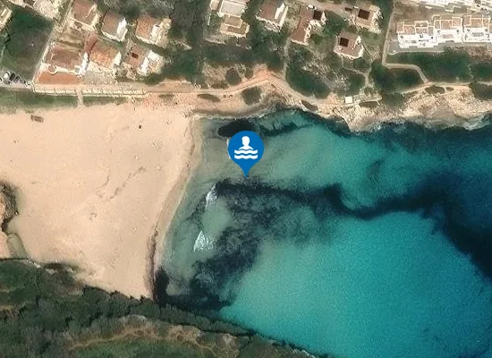 Satellite image of PLAYA S'ESTANY D'EN MAS (CALA ROM?NTICA) PM1