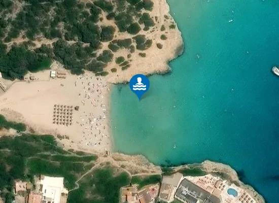 Satellite image of PLAYA CALA TROPICANA PM1