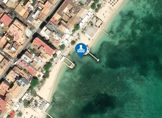 Satellite image of PLAYA D'ALBERCUIX( PORT DE POLLEN?A) PM3