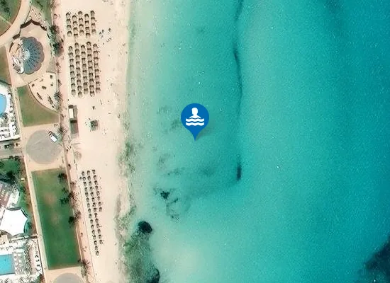 Satellite image of PLAYA CALA MILLOR (CALA NAU) PM1