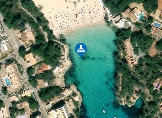 Satellite image of PLAYA CALA SANTANY? PM1