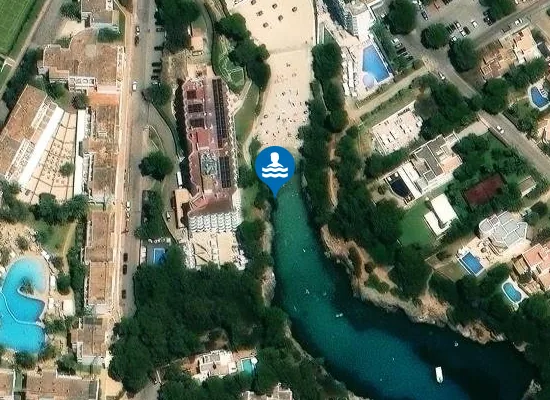 Satellite image of PLAYA CALA EGOS PM1
