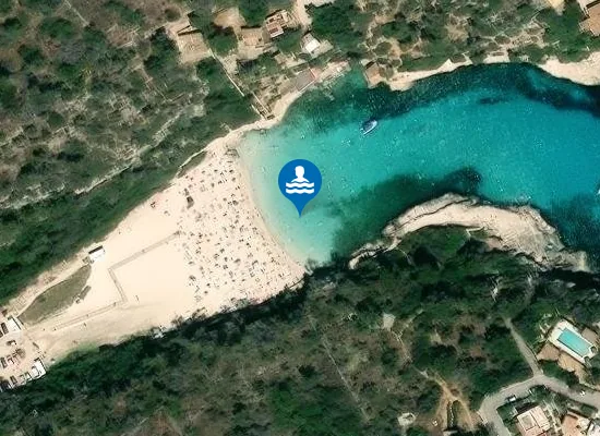 Satellite image of PLAYA CALA LLOMBARDS PM1