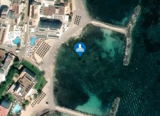 Satellite image of PLAYA CALA BONA PM1