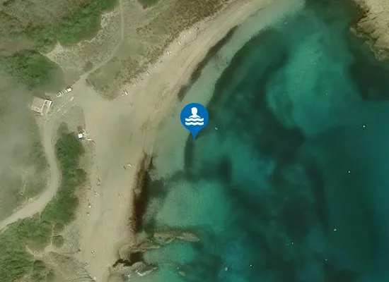 Satellite image of PLAYA CALA MESQUIDA PM1