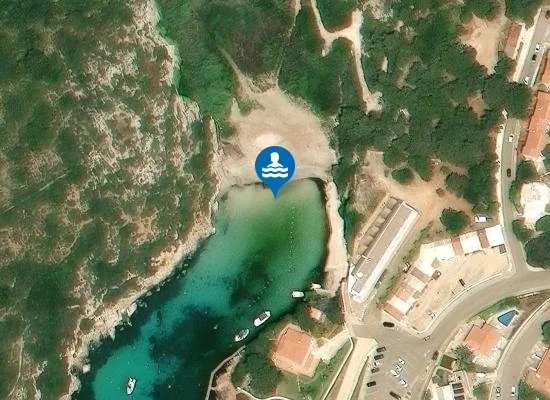 Satellite image of PLAYA CALA CANUTELLS PM1