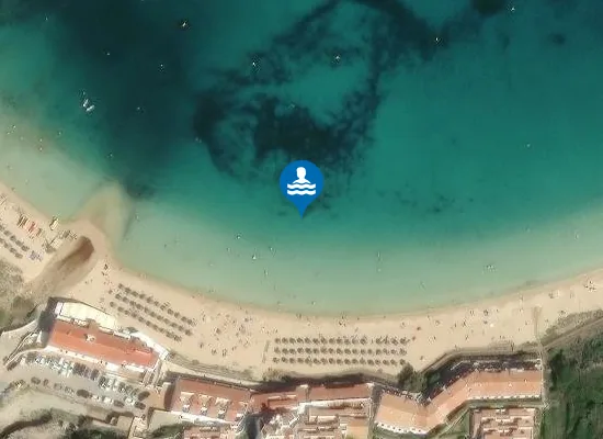 Satellite image of PLAYA ARENAL D'EN CASTELL PM1