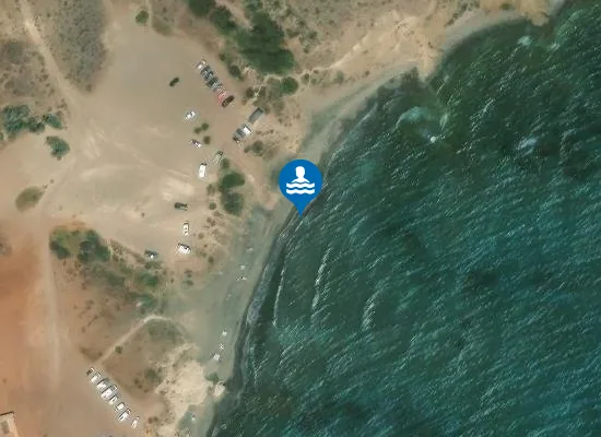 Satellite image of PLAYA LA ISLETA DEL MORO PM1