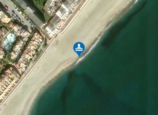 Satellite image of PLAYA DE LA URBANIZACION PLAYA SERENA PM1