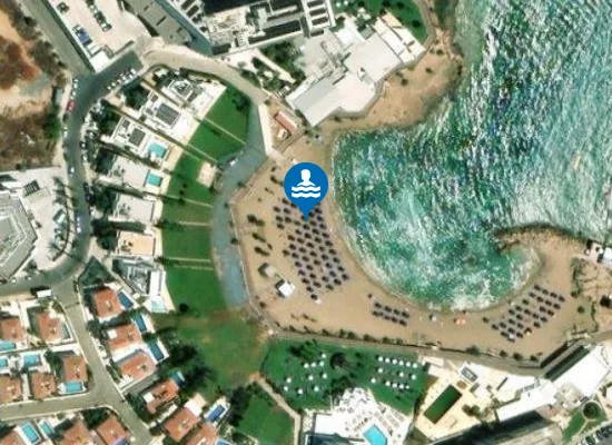 Satellite image of PERNERA BAY