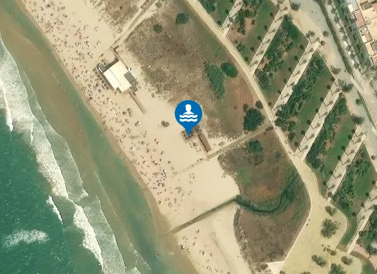 Satellite image of PLAYA LA BALLENA PM2