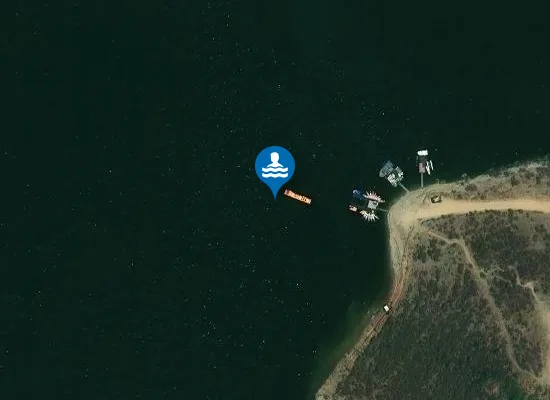 Satellite image of EMBALSE BRE?A ,LA) ALMOD?VAR DEL R?O PM1